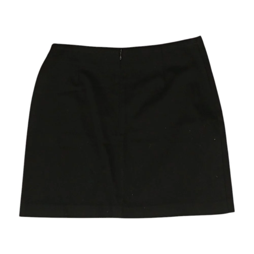 Black Solid Mini Skirt - Image 2