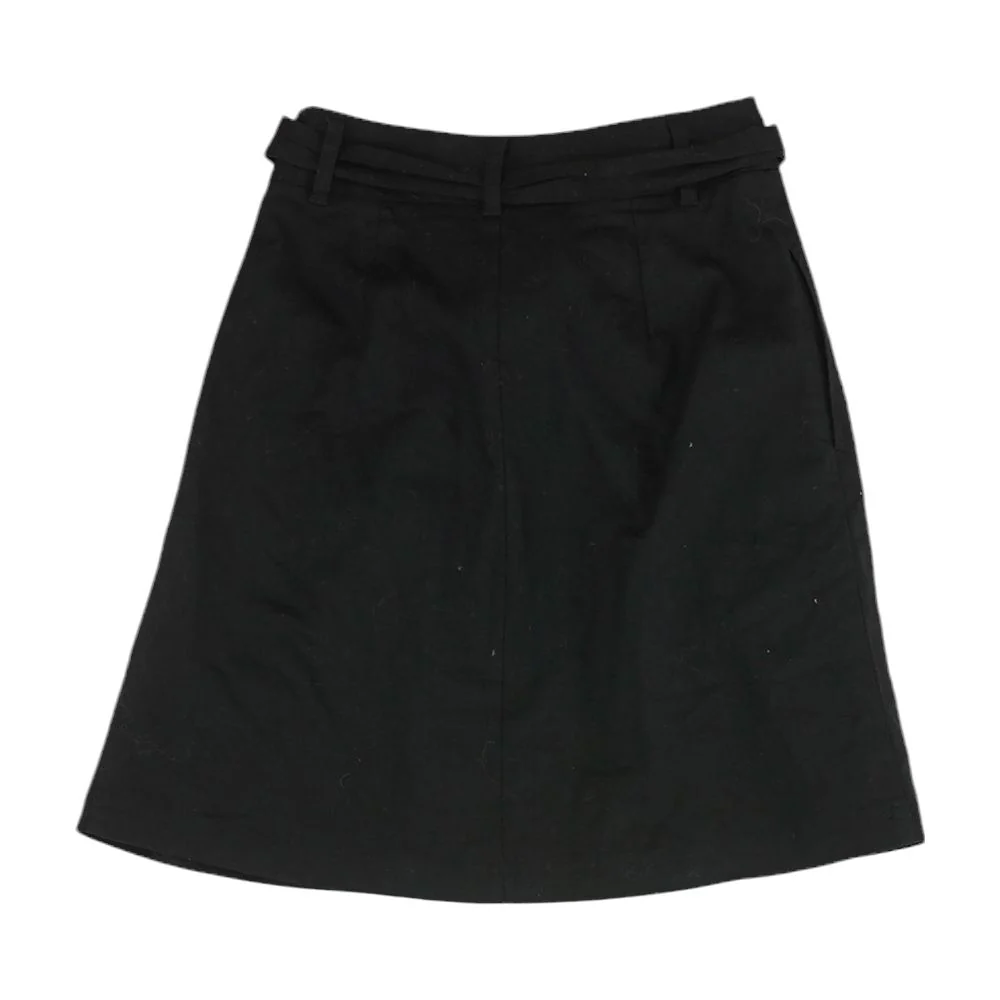 Black Solid Mini Skirt - Image 2
