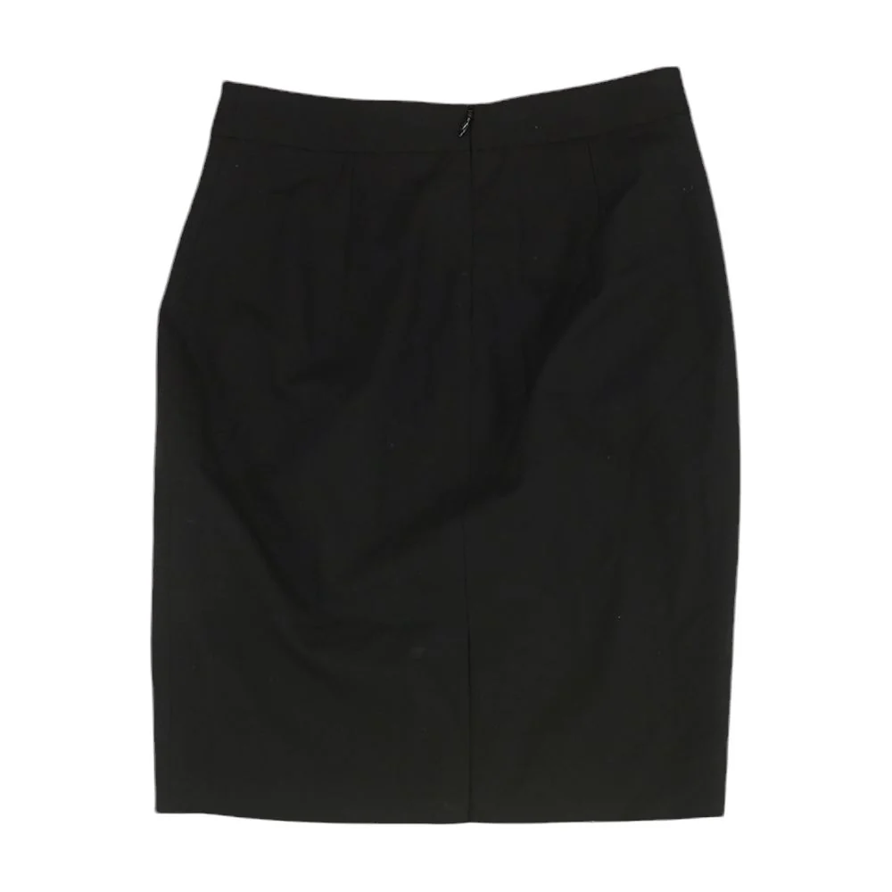 Black Solid Mini Skirt - Image 2
