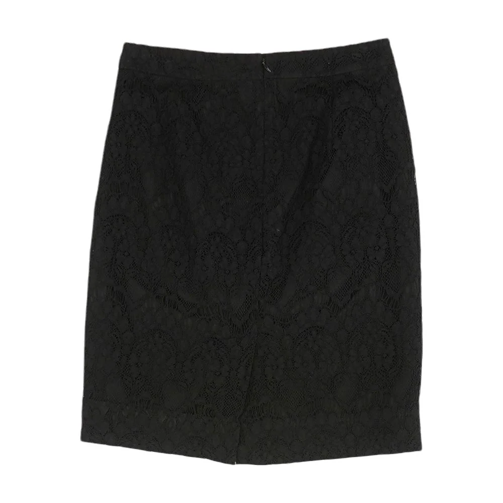 Black Solid Mini Skirt - Image 2
