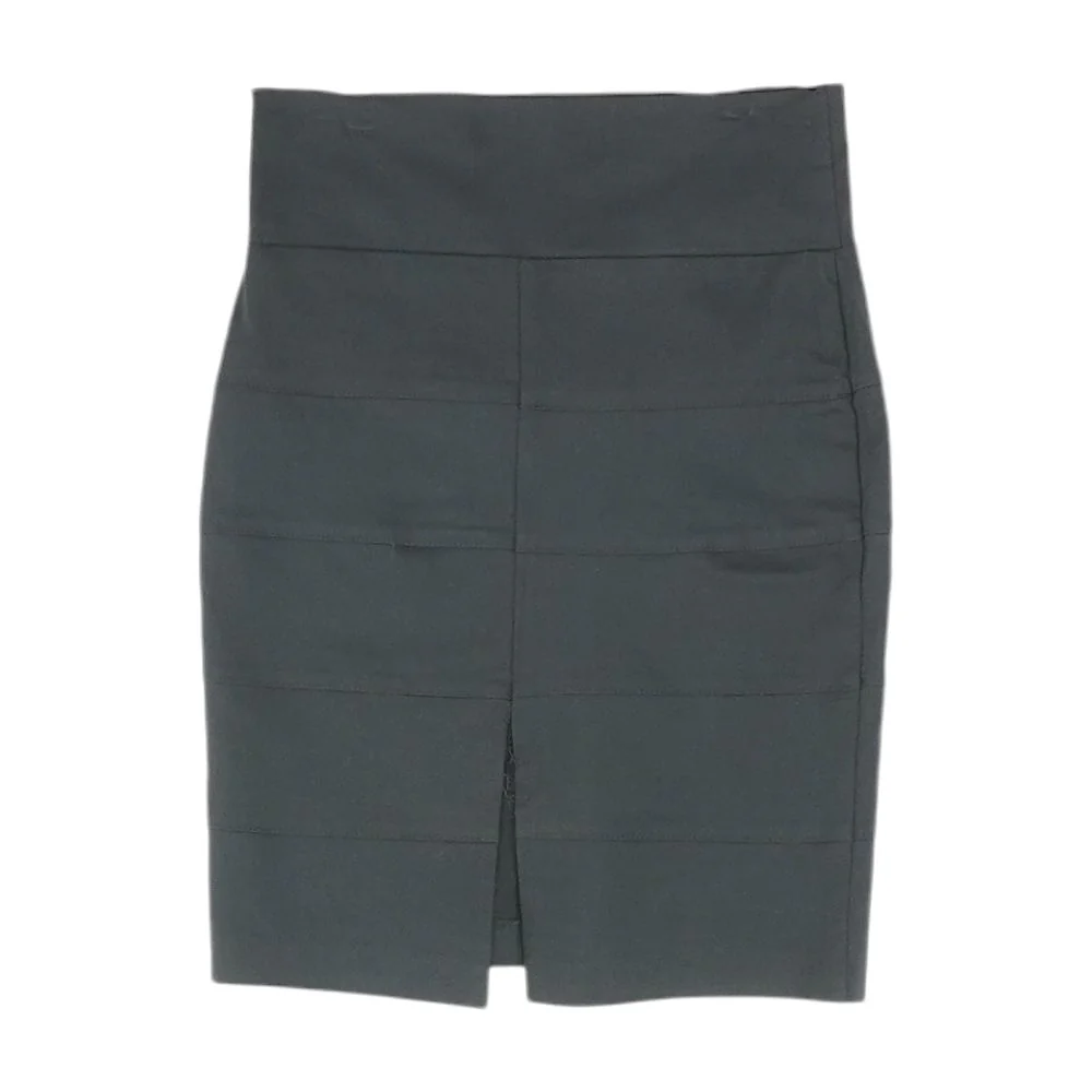 Black Solid Mini Skirt - Image 2