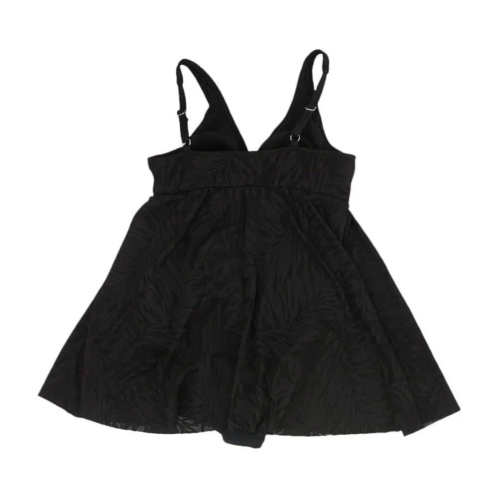 Black Solid One-Piece - Image 2