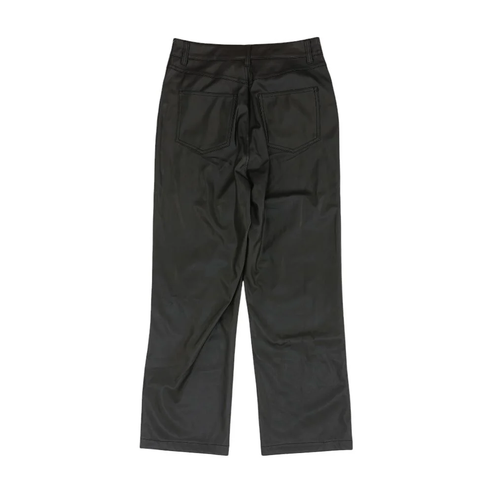 Black Solid Pants - Image 2