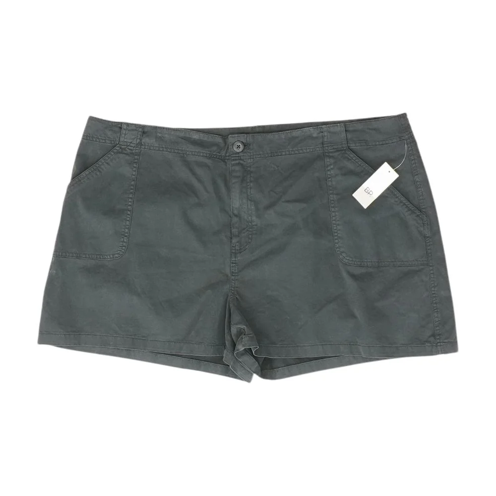 Black Solid Shorts - Image 2