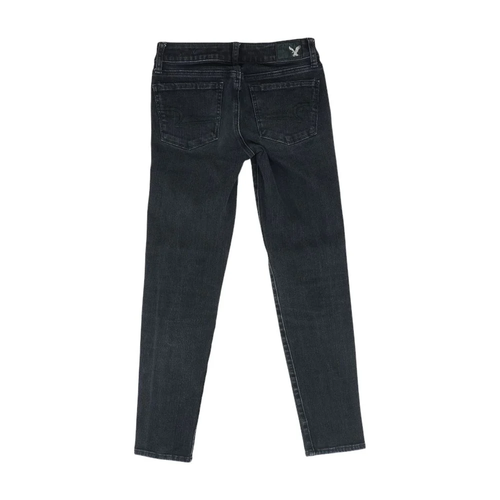 Black Solid Skinny Leg Jeans - Image 2
