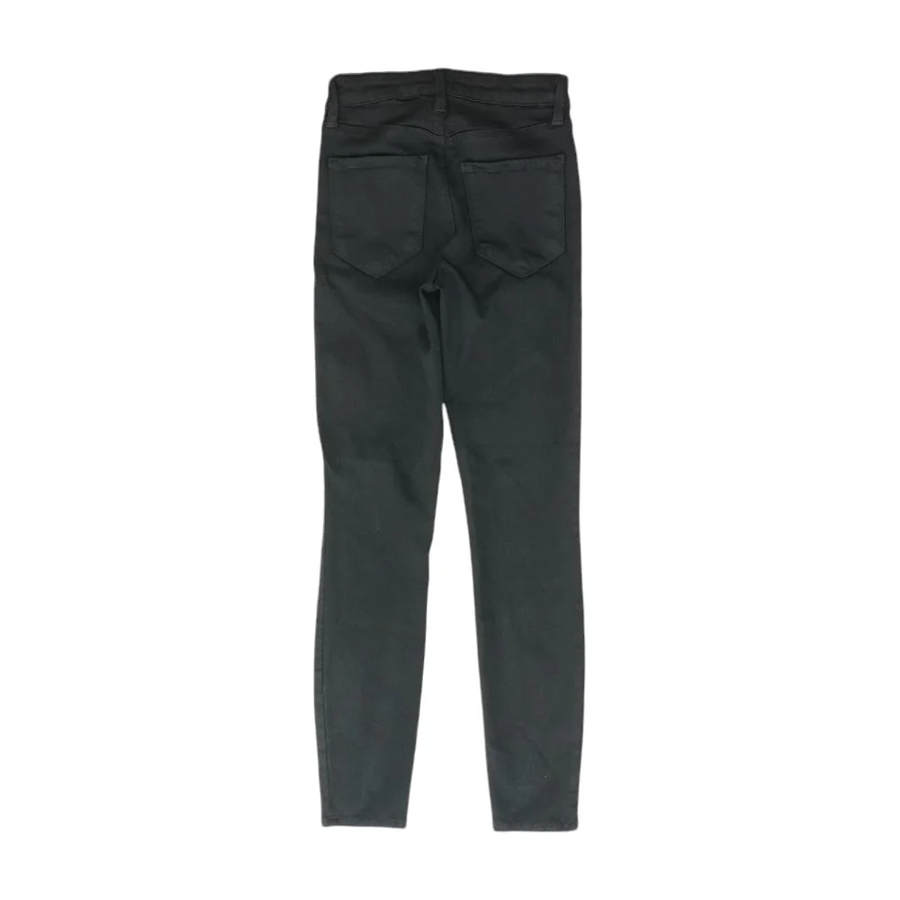 Black Solid Skinny Leg Jeans - Image 2
