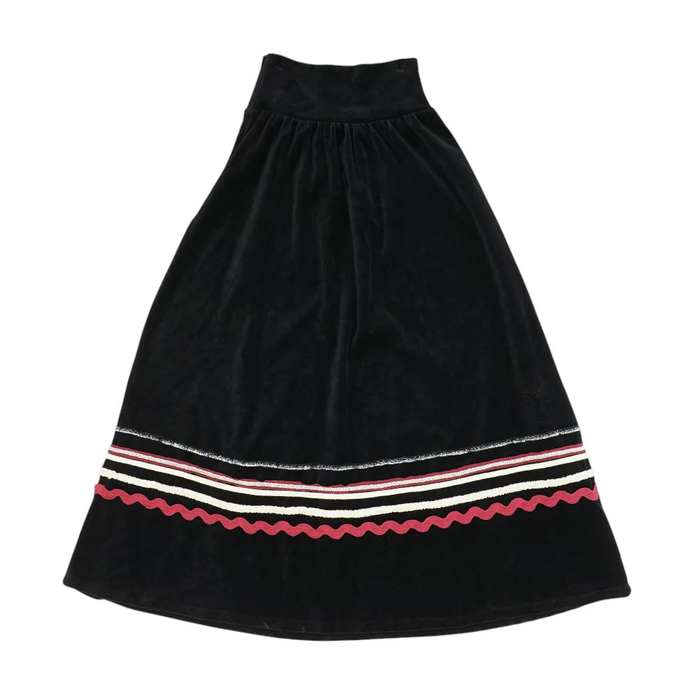 Black Solid Skirt - Image 2