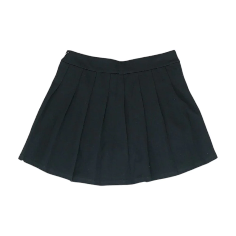 Black Solid Skort - Image 2