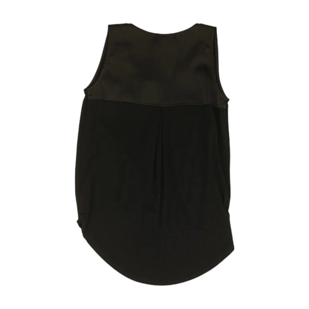 Black Solid Sleeveless Blouse - Image 2