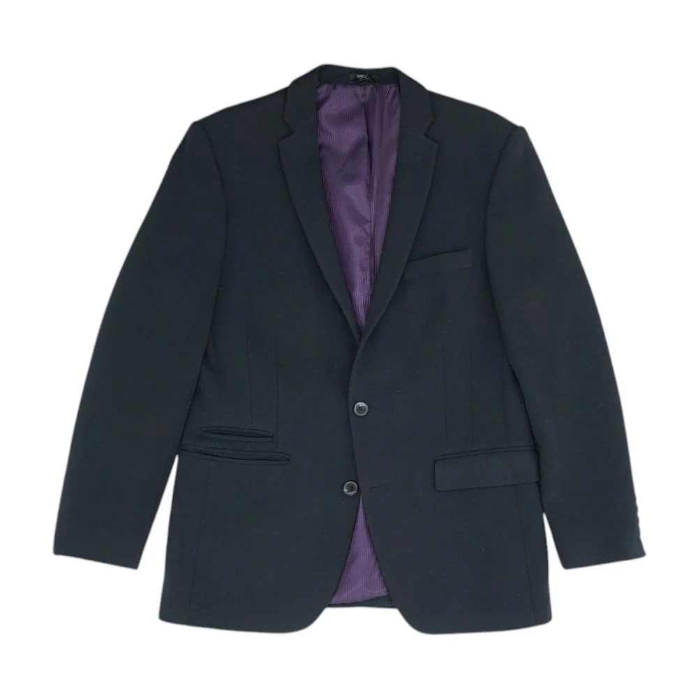 Black Solid Sport Coat