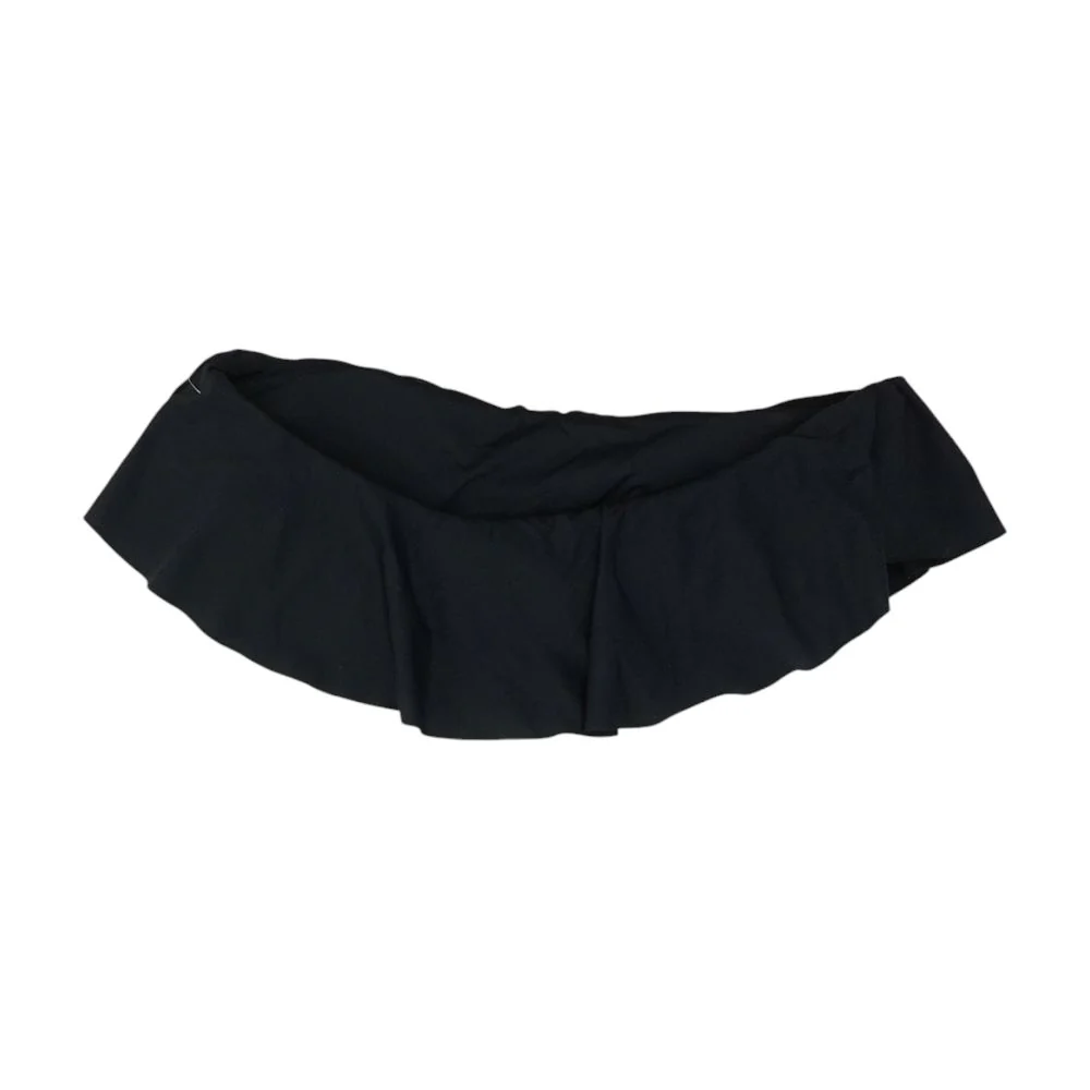 Black Solid Swim Top - Image 2