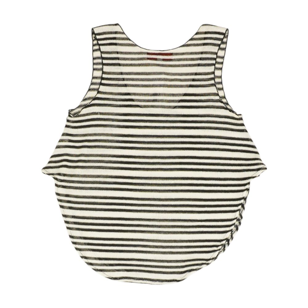 Black Striped Knit Top - Image 2