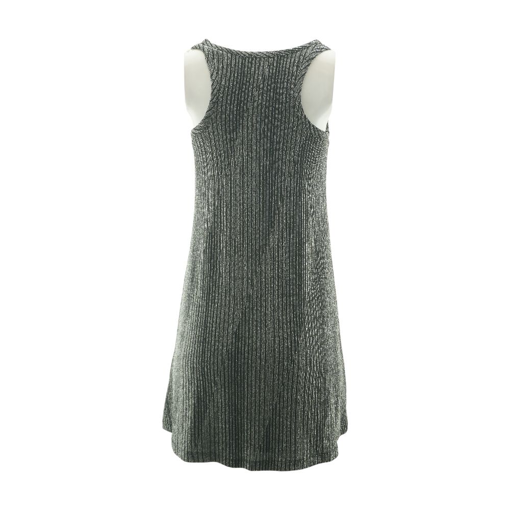 Black Striped Mini Dress - Image 2