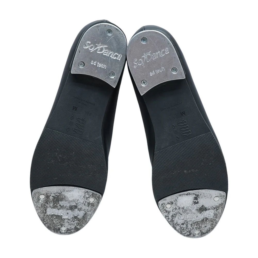 Black Tap Dance Ballet Flats - Image 3