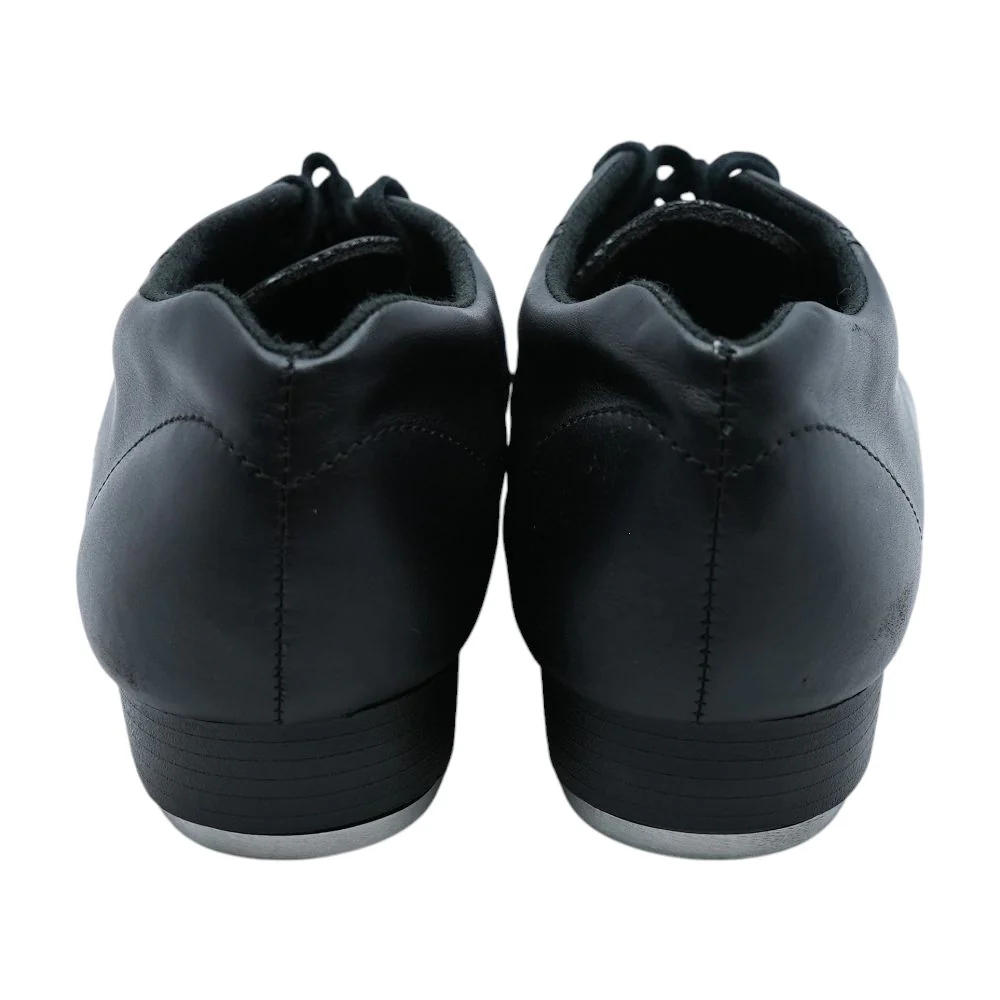 Black Tap Dance Loafer Flats - Image 2
