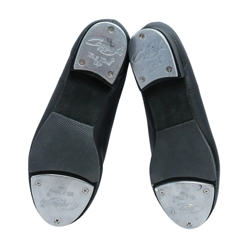 Black Tap Dance Loafer Flats - Image 3