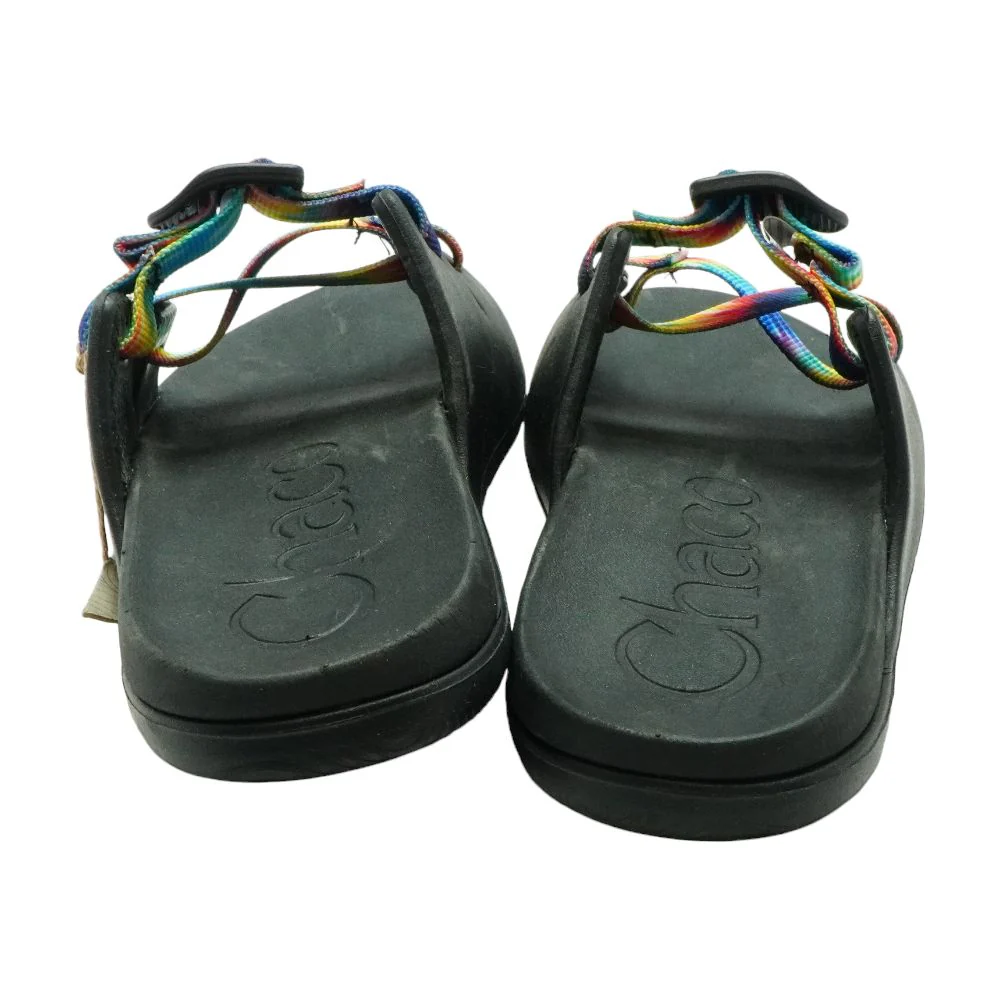 Black Tye Dye Rubber Chillos Slide - Image 2