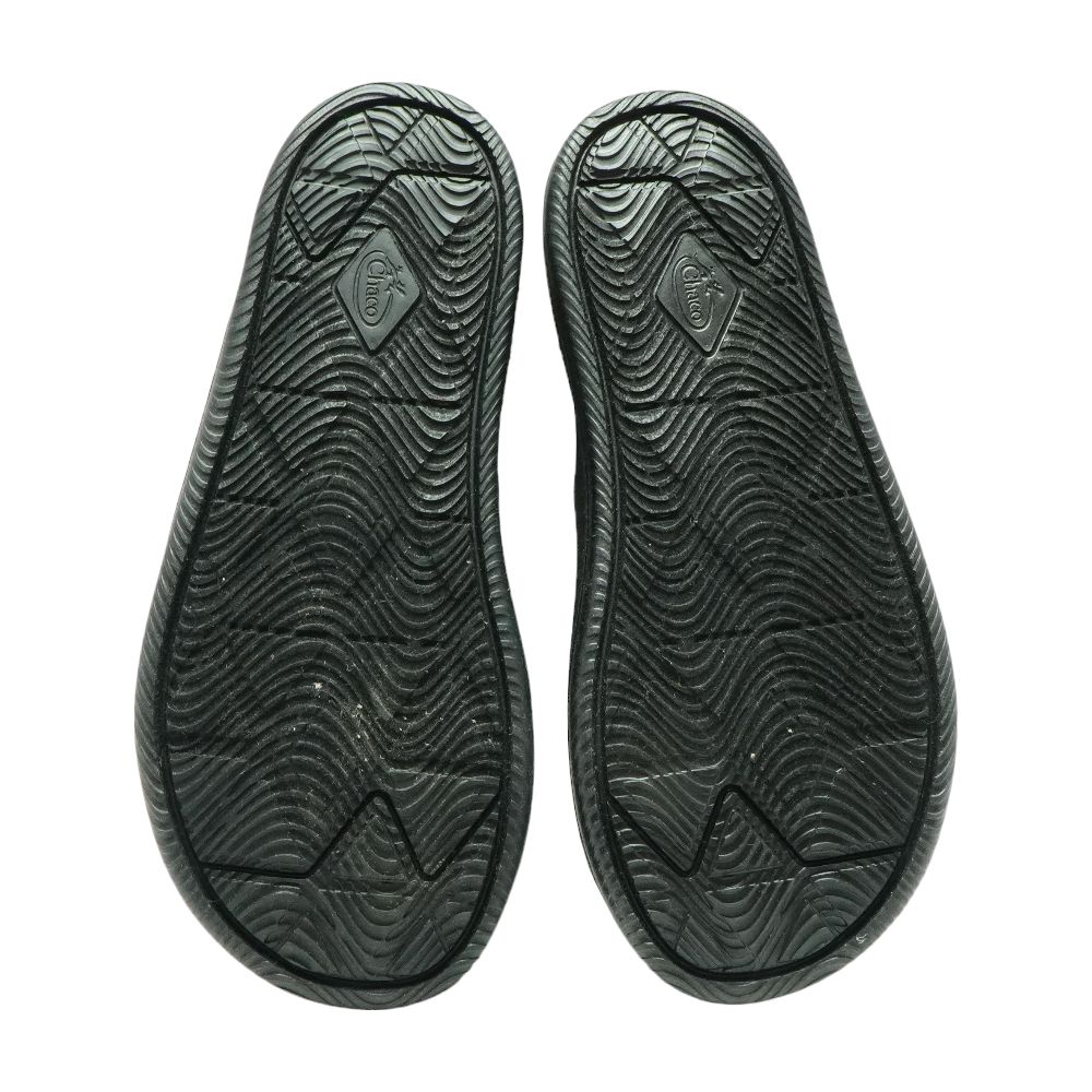 Black Tye Dye Rubber Chillos Slide - Image 3