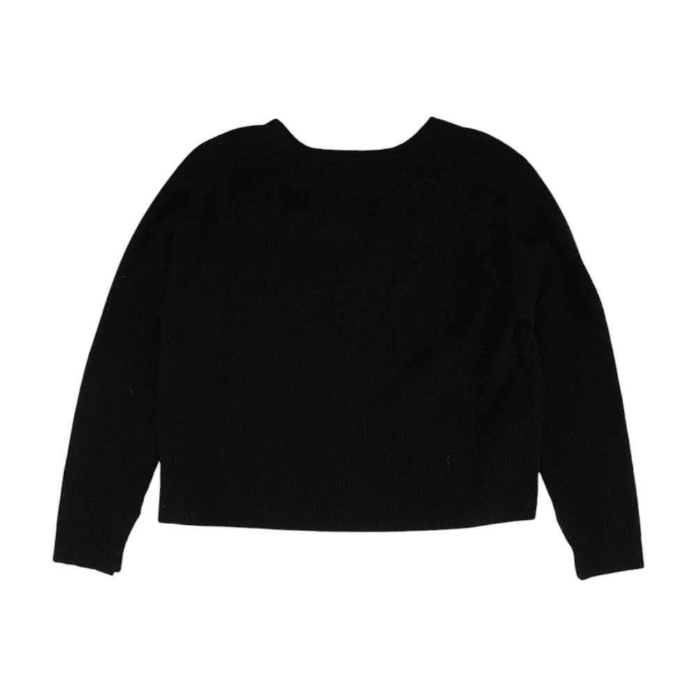 Black V-Neck Sweater - Image 2