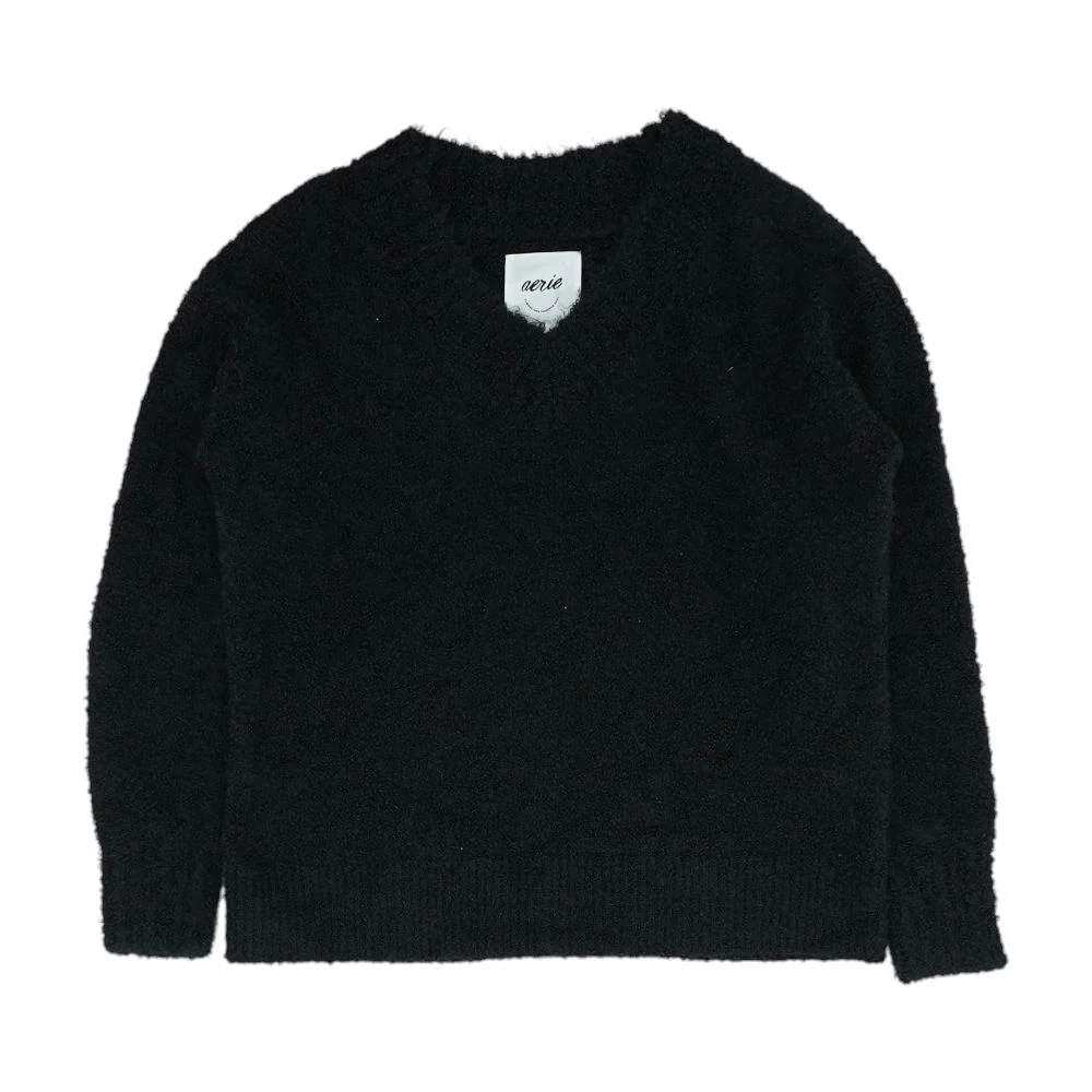 Black V-Neck Sweater