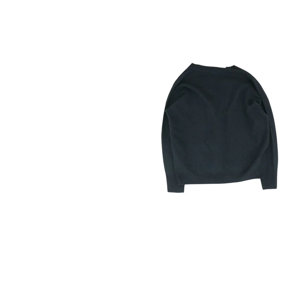 Black V-Neck Sweater - Image 2