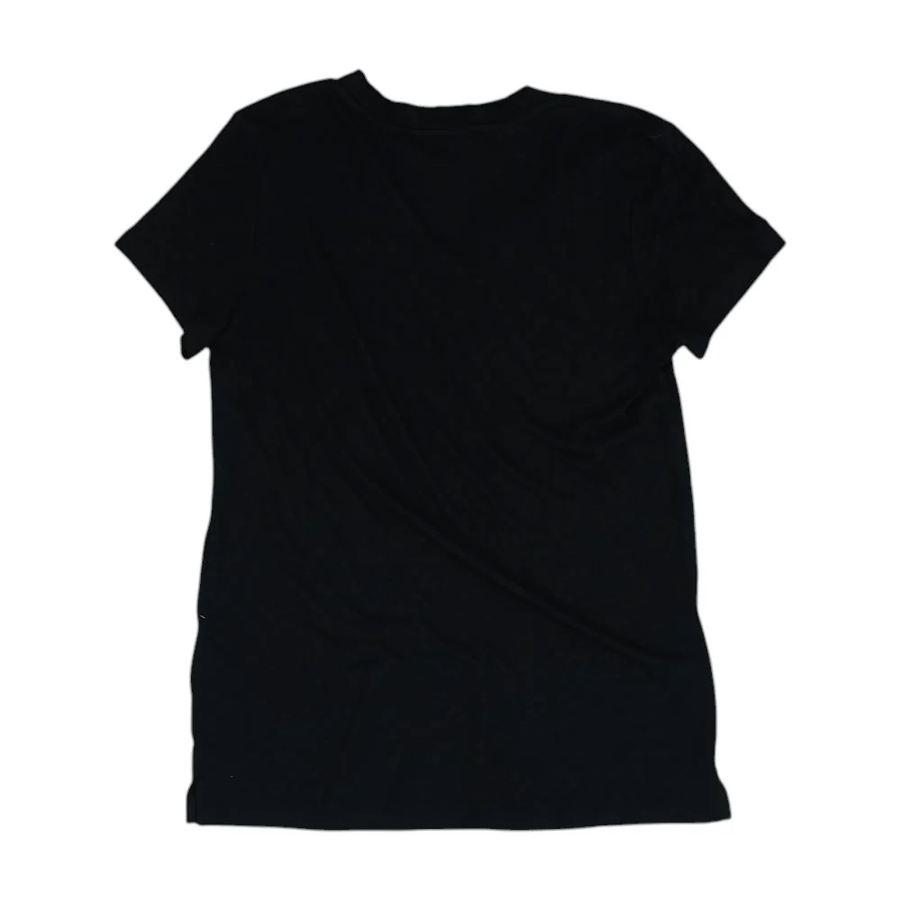 Black V Neck T-Shirt - Image 2