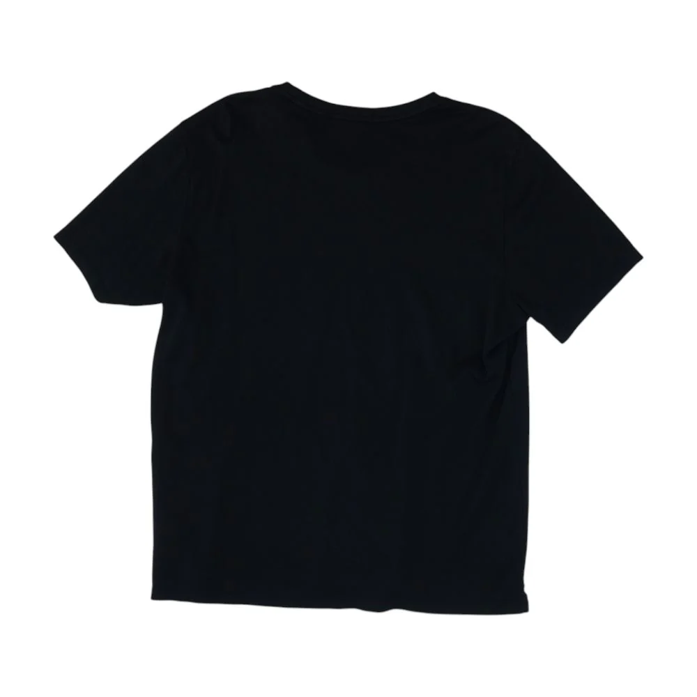 Black V Neck T-Shirt - Image 2