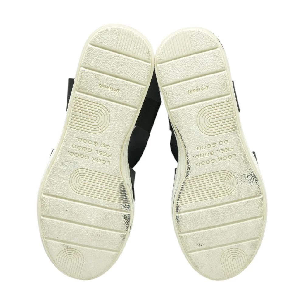 Black Wedged Sandals - Image 3
