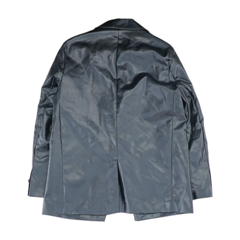 Black Solid Blazer - Image 2