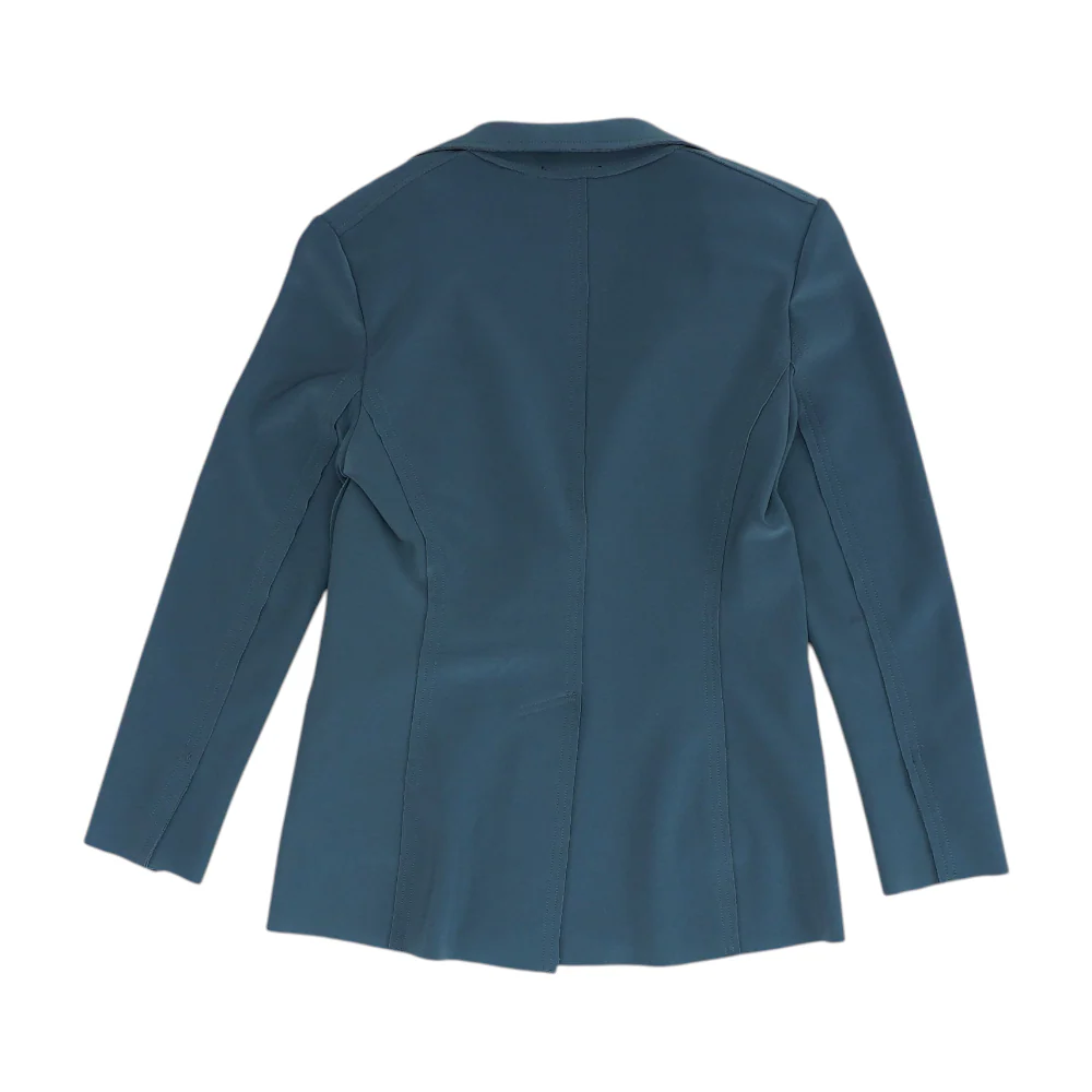 Gray Solid Blazer - Image 2