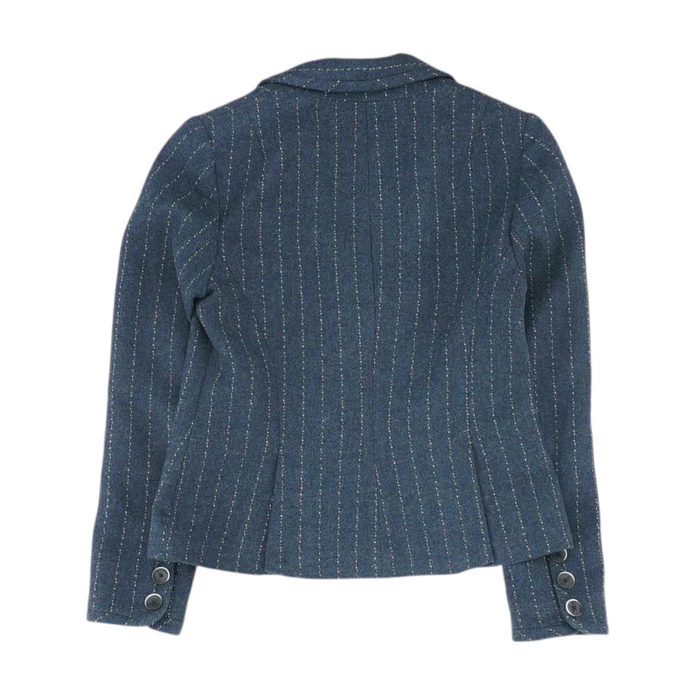 Navy Abstract Blazer - Image 2