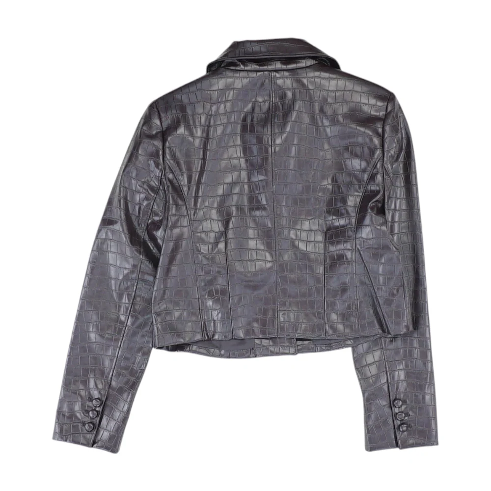 Purple Animal Print Jacket - Image 2