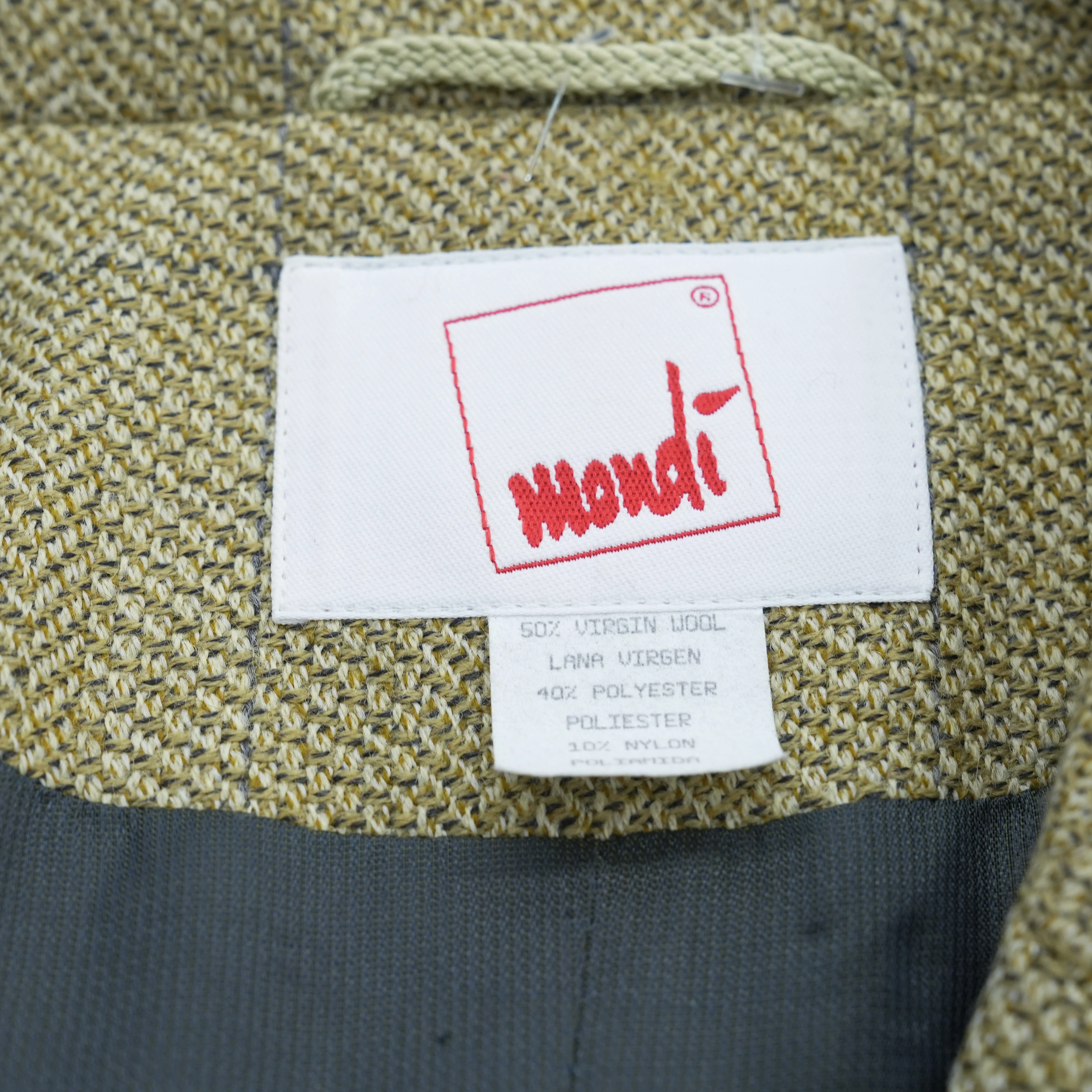 Tan Chevron Blazer - Image 3