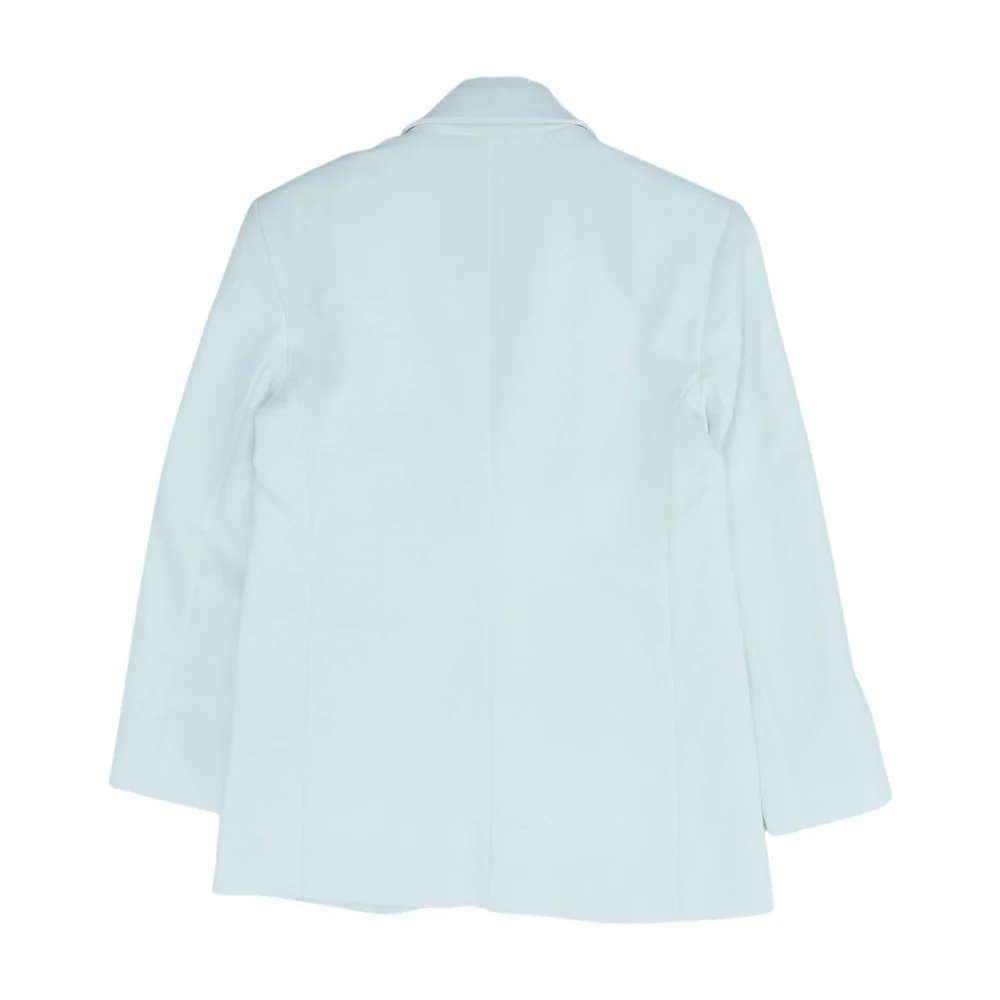 White Solid Blazer - Image 2