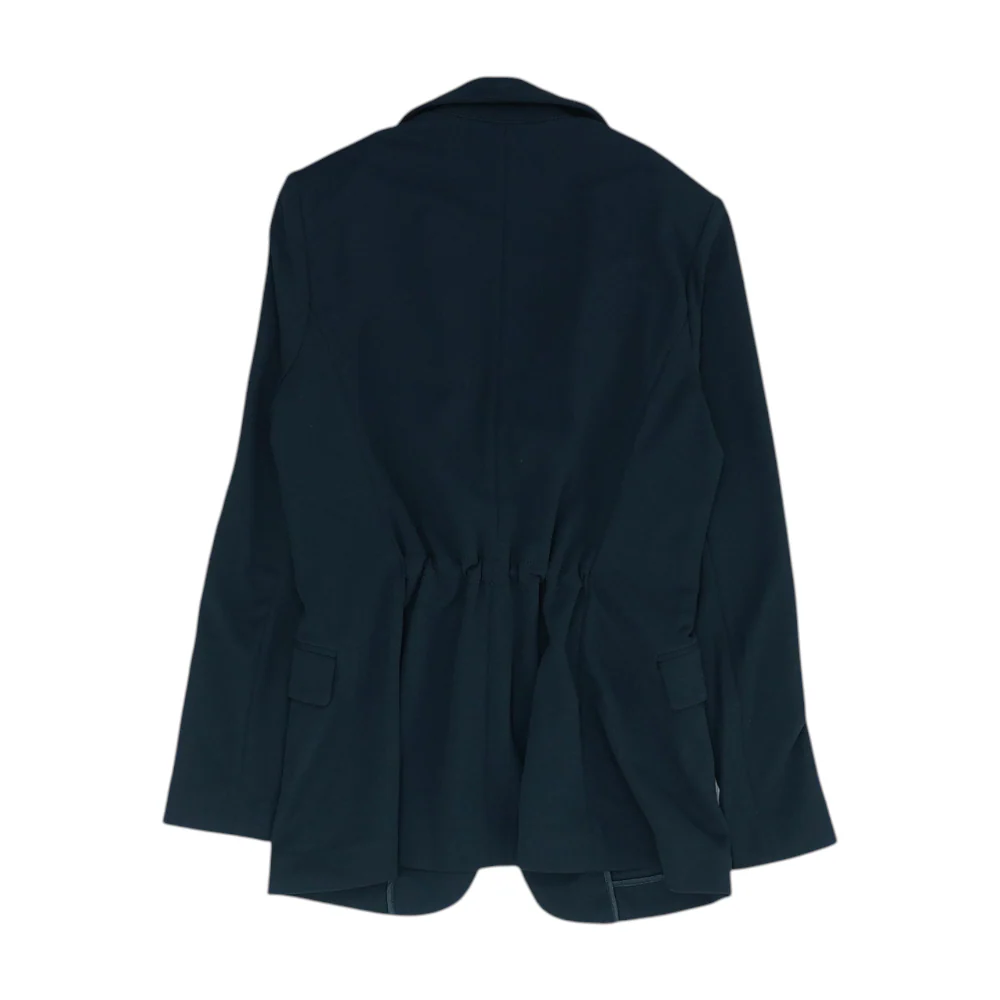 Black Solid Blazer - Image 2