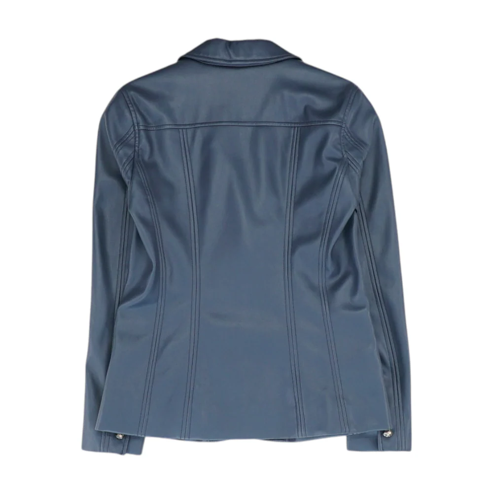 Navy Solid Blazer - Image 2