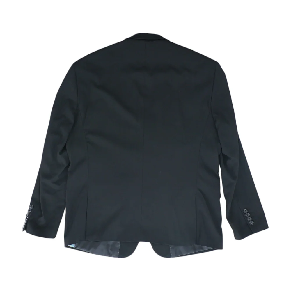 Black Solid Blazer - Image 2