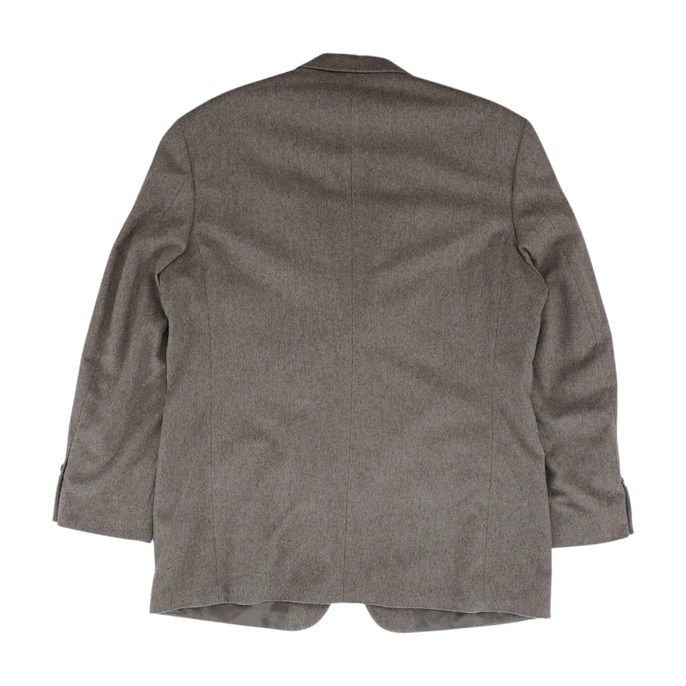 Vintage Brown Wool-Cashmere Blend Sport Coat - Image 2
