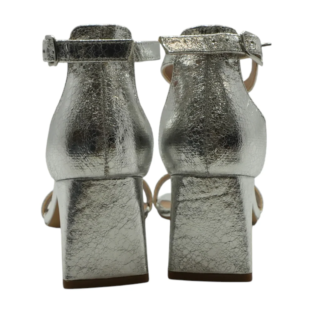 Silver Block Heels - Image 2