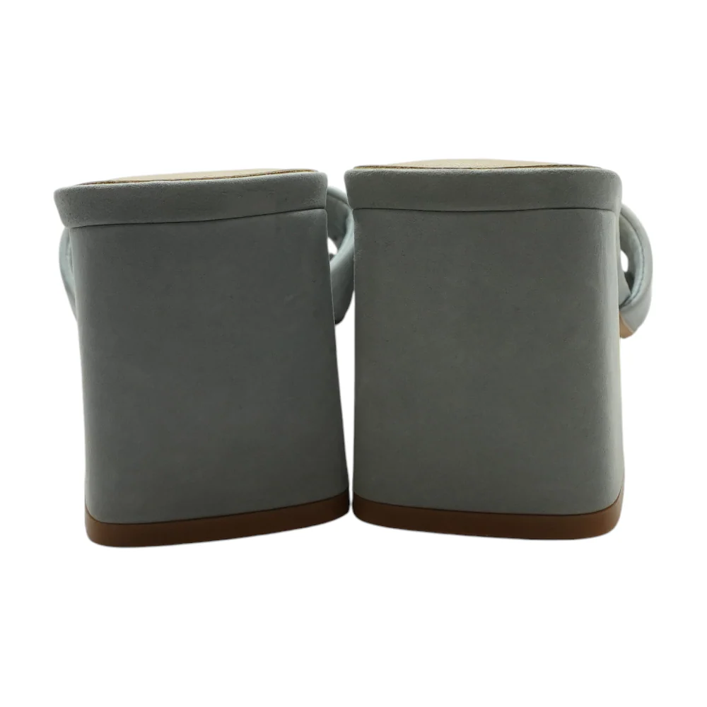 Blue Block Heels - Image 2