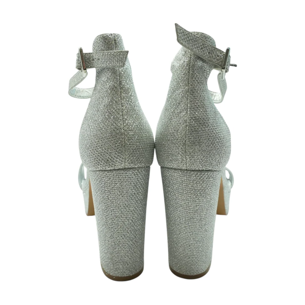 Silver Block Heels - Image 2