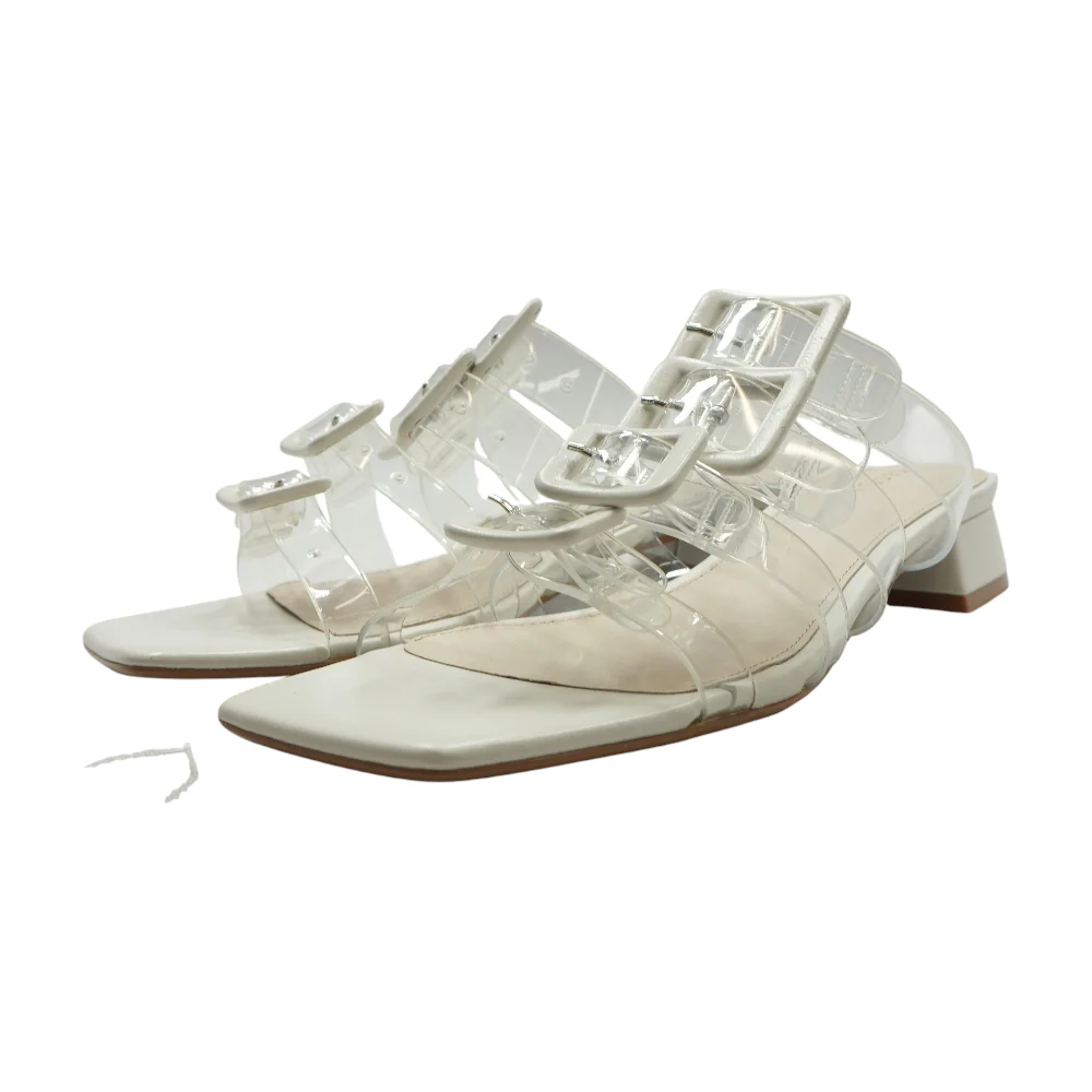 Clear Block Heels