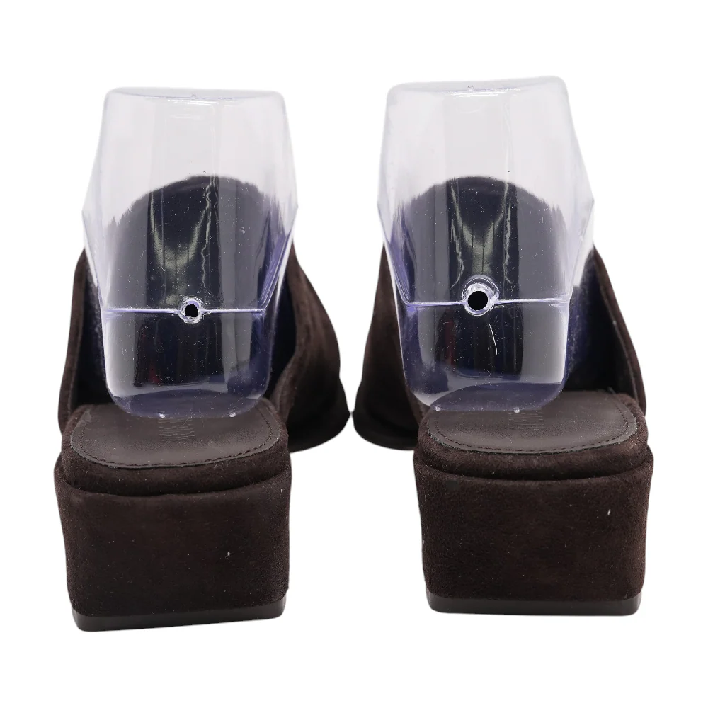 Brown Block Heels - Image 2