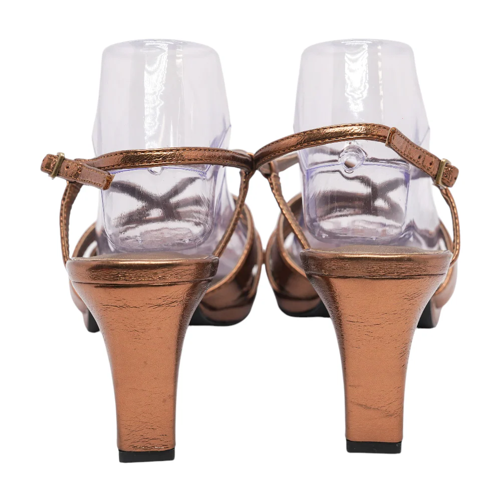 Bronze Block Heels - Image 2