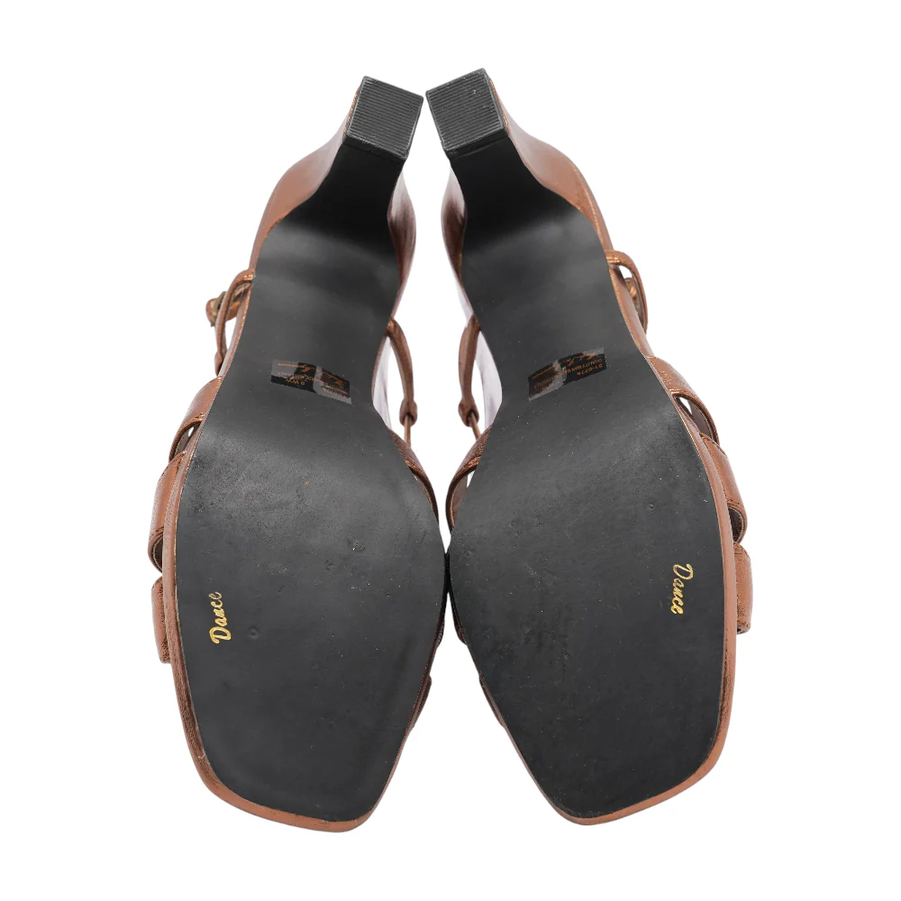 Bronze Block Heels - Image 3