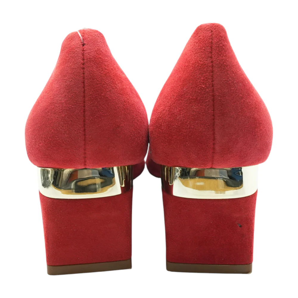 Red Block Heels - Image 2