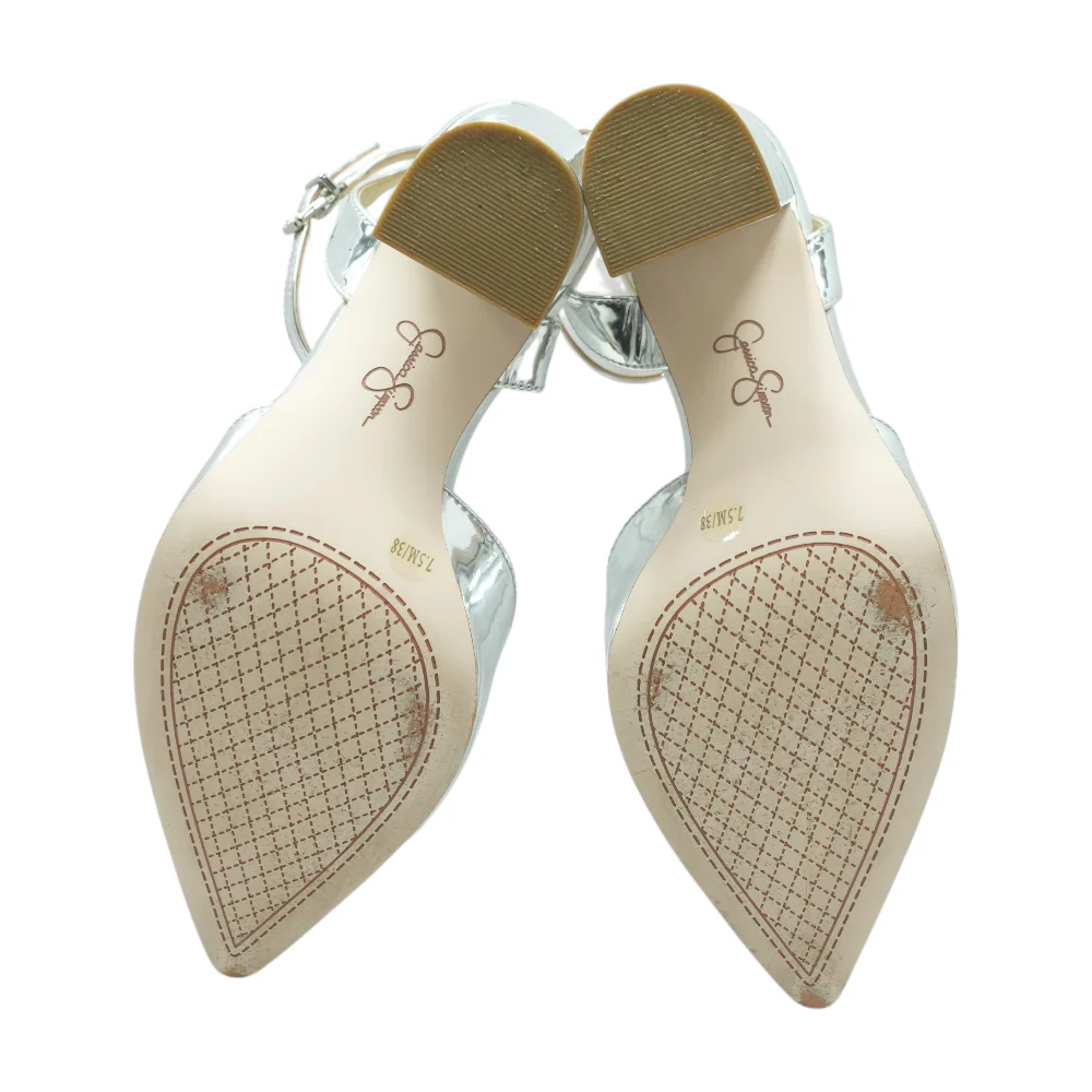 Silver Block Heels - Image 3