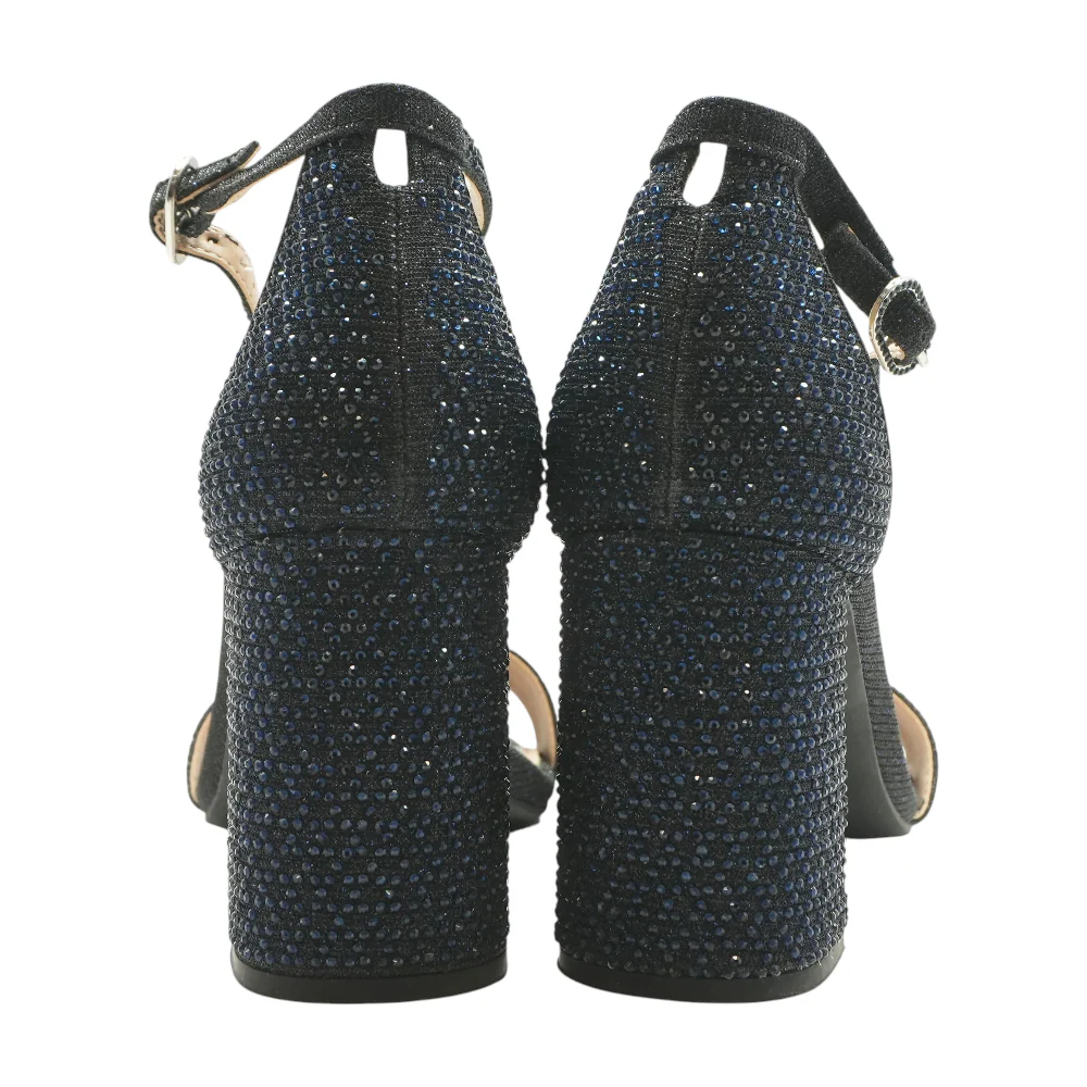 Navy Block Heels - Image 2