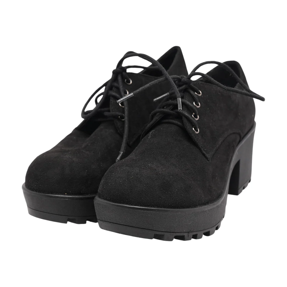 Black Block Heels