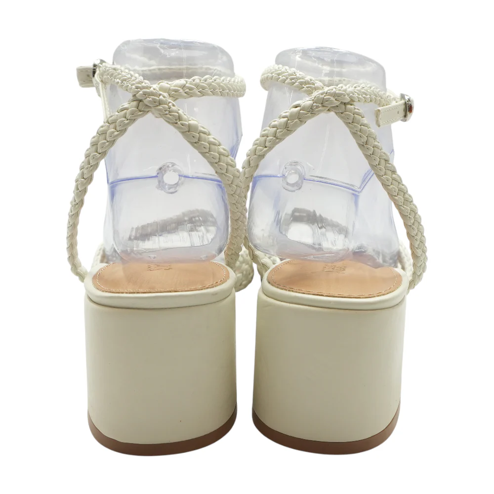 White Block Heels - Image 2